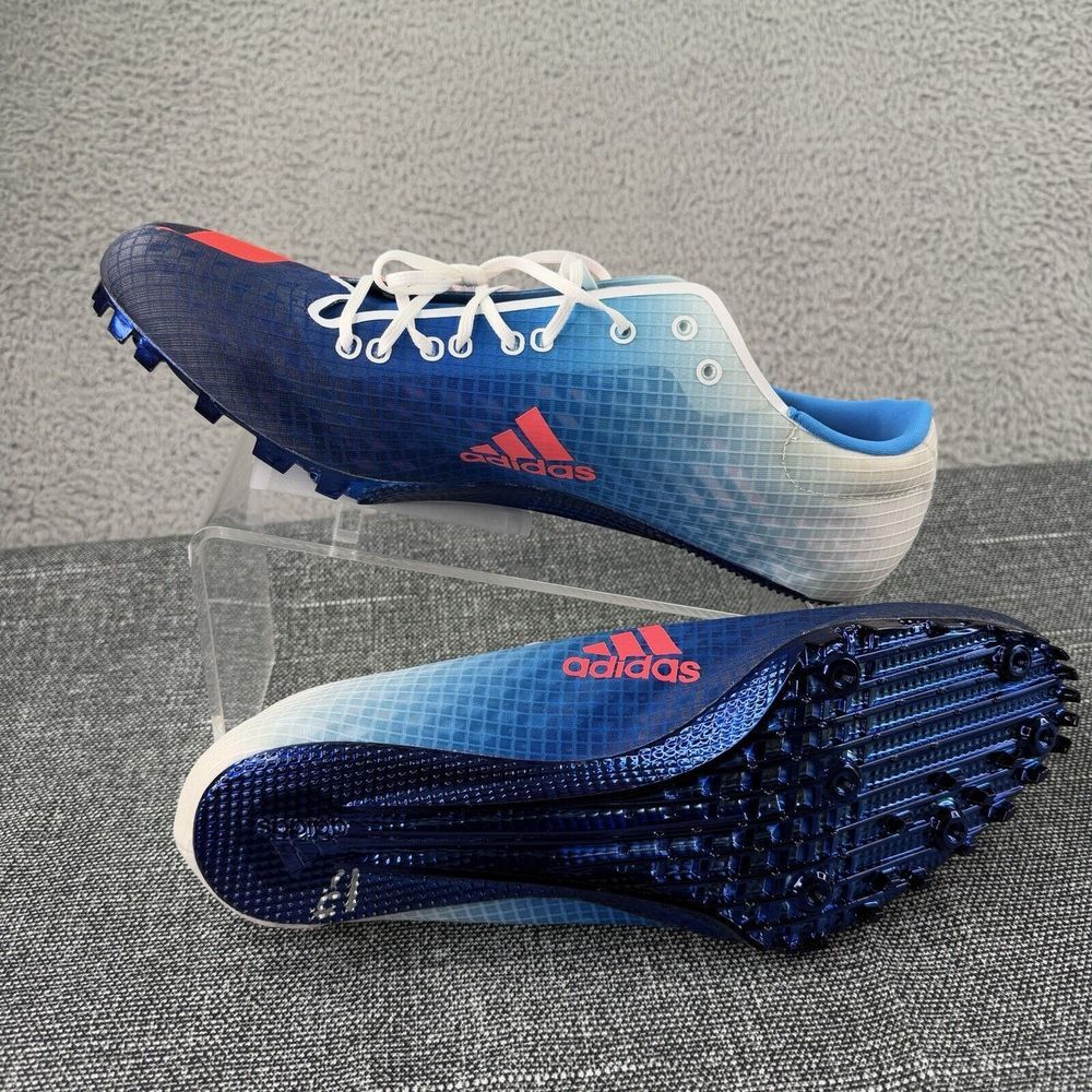 Adidas Shoes Sz 14 Adizero Finesse Legacy Track & Field Indigo Turbo GY0913 New - Picture 5 of 14